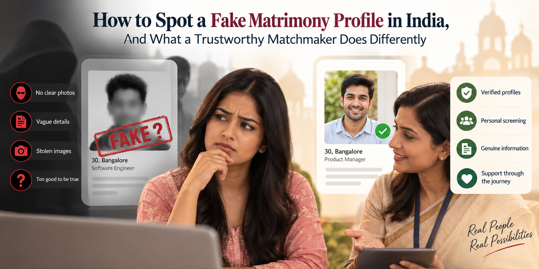 How to Spot a Fake Matrimony Profile in India